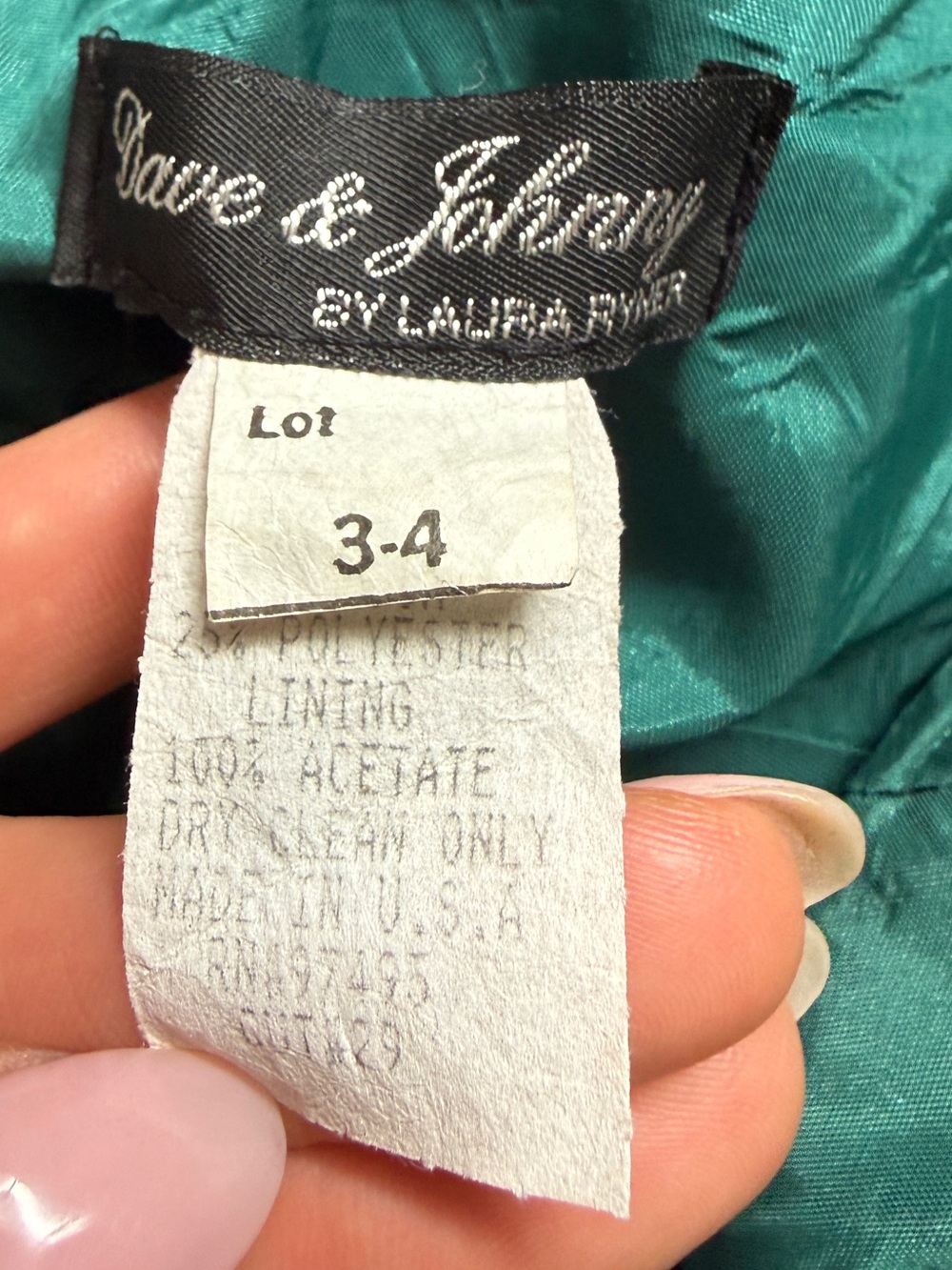 Y2K Dark Teal Satin Cowl Neck Midi Dress Beaded Strap Formal - Picture 8 of 13